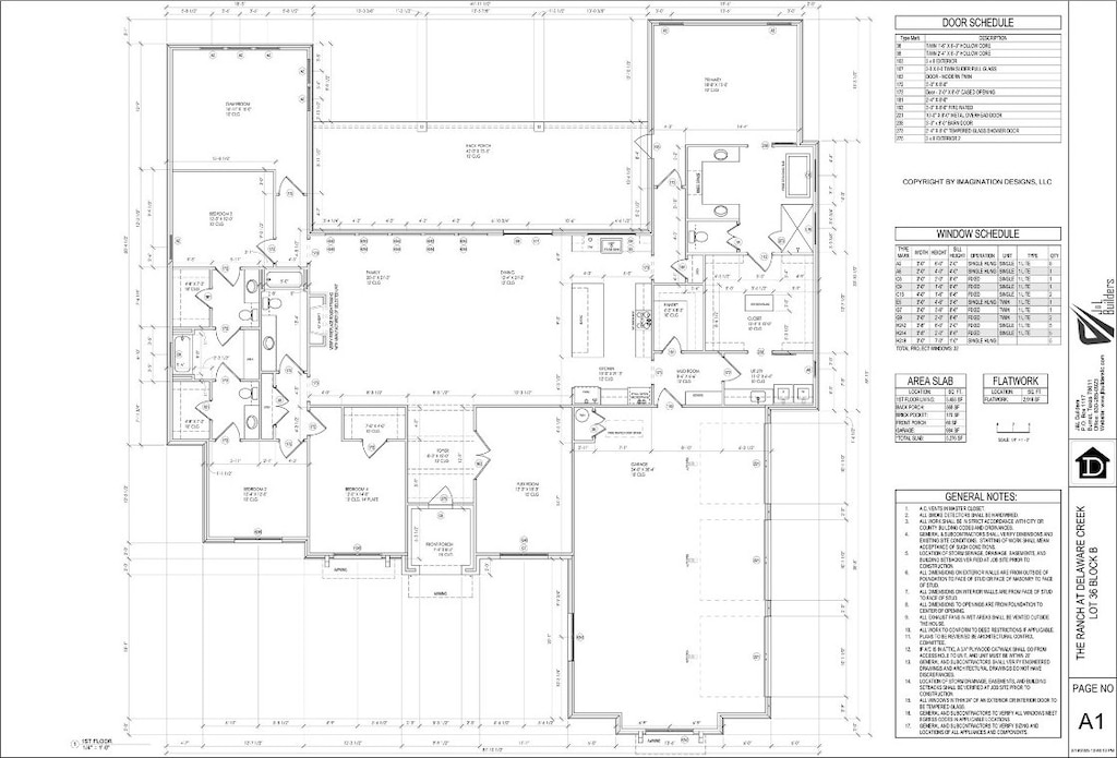 262 Sunday Dr, Burnet, TX 78611 - view of floor plan / room layout