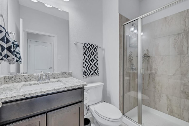 717 Friars Tuck Dr, Temple, TX 76502 - bathroom featuring a shower stall and vanity