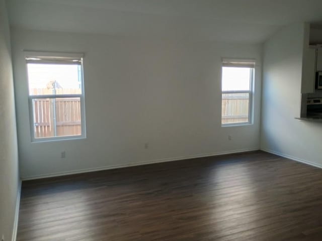 240 Line Of Fire Way, Jarrell, TX 76537 - spare room with dark wood-style floors