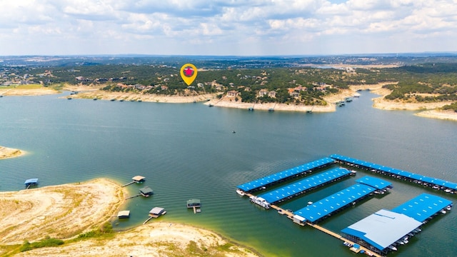 1417 Osprey Ridge Loop, Lago Vista, TX 78645 - drone / aerial view of a nearby body of water