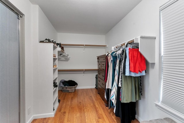 1105 Red Ranch Cir, Cedar Park, TX 78613 - walk in closet featuring wood finished floors