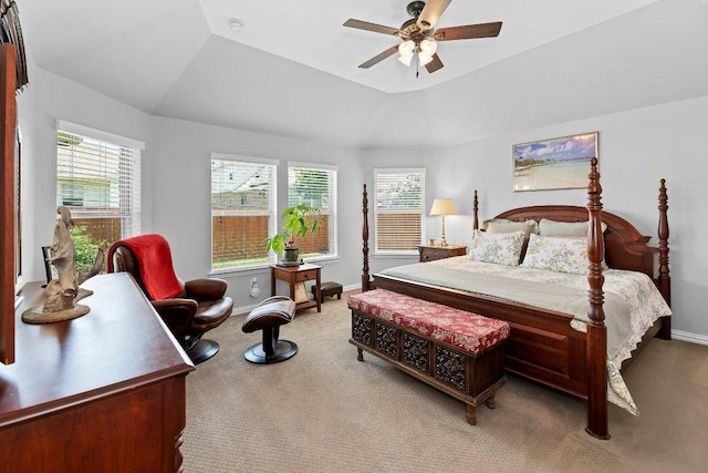 1008 Tabernash Dr, Leander, TX 78641 - carpeted bedroom featuring baseboards and ceiling fan