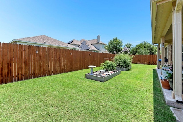1008 Tabernash Dr, Leander, TX 78641 - fenced backyard featuring a vegetable garden
