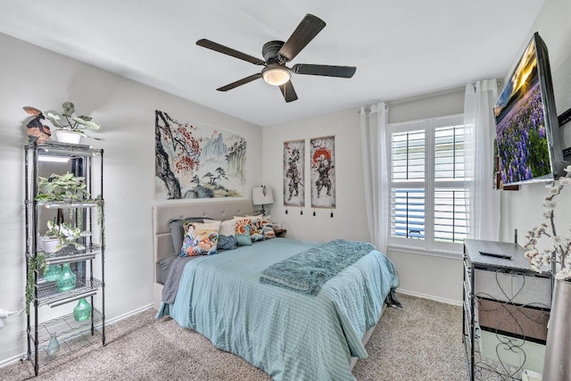 1904 T H Johnson Dr, Taylor, TX 76574 - bedroom featuring carpet flooring and a ceiling fan