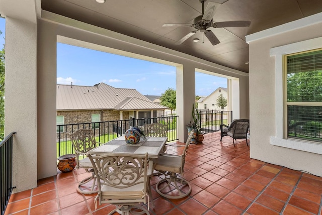 249 Hopping Peach St, San Marcos, TX 78666 - patio / terrace featuring ceiling fan