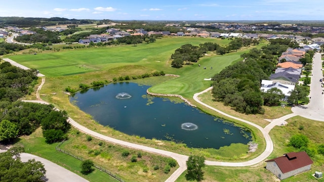 249 Hopping Peach St, San Marcos, TX 78666 - aerial overview of property's location featuring nearby suburban area and a nearby body of water