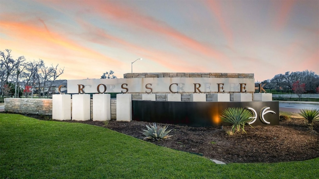 600 C-Bar Ranch Trl Unit 21, Cedar Park, TX 78613 - community sign with a yard