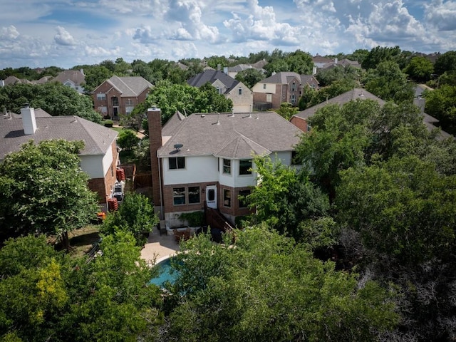 10636 Bramblecrest Dr, Austin, TX 78726 - aerial perspective of suburban area