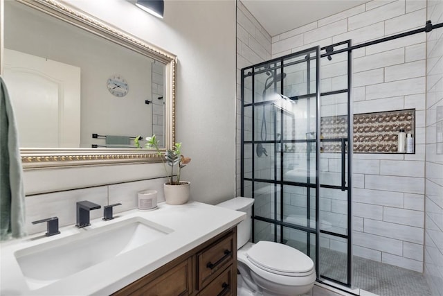 10636 Bramblecrest Dr, Austin, TX 78726 - full bath featuring a shower stall and vanity
