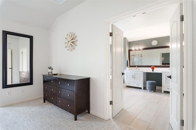 10636 Bramblecrest Dr, Austin, TX 78726 - corridor featuring lofted ceiling and an office area
