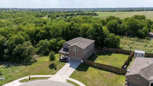 1698 Violet Ln, Kyle, TX 78640 - aerial view of property and surrounding area