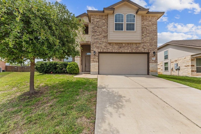 3303 Lorne Dr, Killeen, TX 76542 - view of front of property featuring brick siding, a garage, and driveway