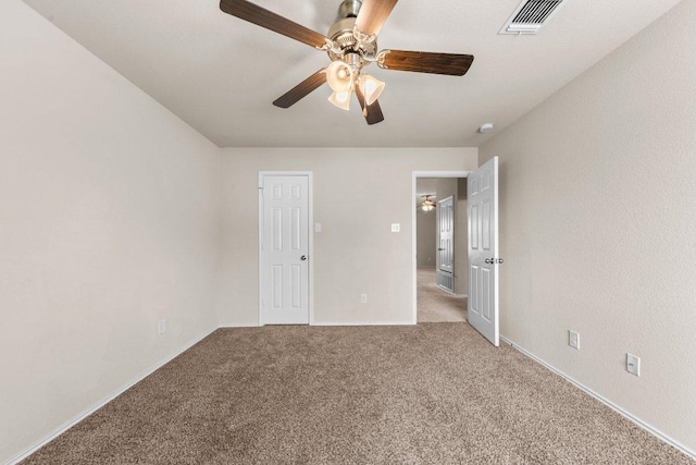 3303 Lorne Dr, Killeen, TX 76542 - unfurnished bedroom featuring light carpet and a ceiling fan
