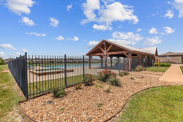 3303 Lorne Dr, Killeen, TX 76542 - view of home's community featuring a swimming pool and a gazebo