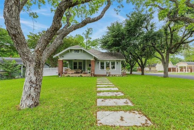 1502 Olive St, Georgetown, TX 78626 - view of front of home with covered porch