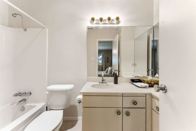 4903 Big Trail Cir, Austin, TX 78759 - bathroom featuring vanity and shower / tub combination