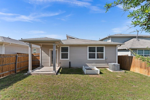 7707 Jackson Graham Dr, Austin, TX 78724 - rear view of property with a fenced backyard