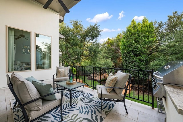 202 Hazy Hills Loop, Dripping Springs, TX 78620 - balcony featuring grilling area and outdoor lounge area
