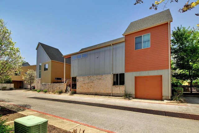 1601 Houston St Unit 2, Austin, TX 78756 - view of property featuring a garage