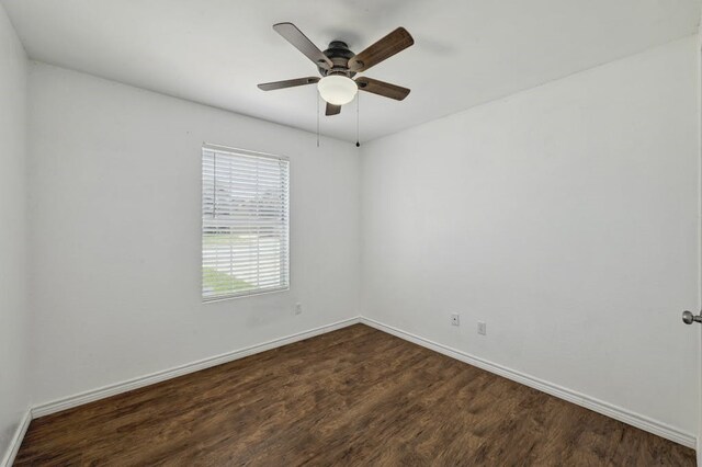 2309 New Hope Spur, Cedar Park, TX 78613 - empty room featuring dark wood-style floors and ceiling fan