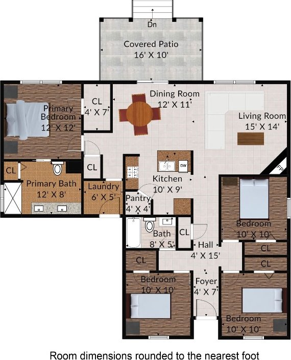 2309 New Hope Spur, Cedar Park, TX 78613 - view of room layout
