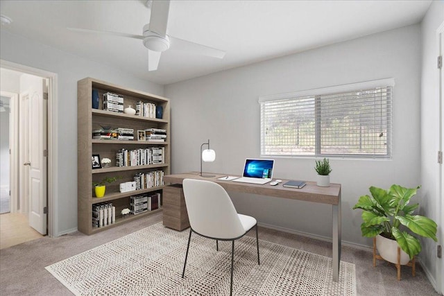 15 Stone Terrace Dr, Austin, TX 78734 - office space featuring carpet floors and a ceiling fan