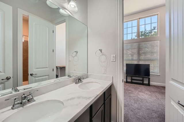 6716 Calabria Dr, Round Rock, TX 78665 - full bath with double vanity