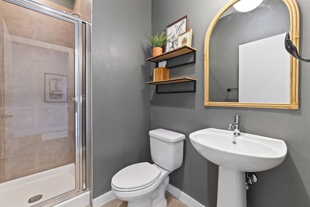 301 W Stassney Ln Unit 11, Austin, TX 78745 - full bath featuring baseboards and a stall shower