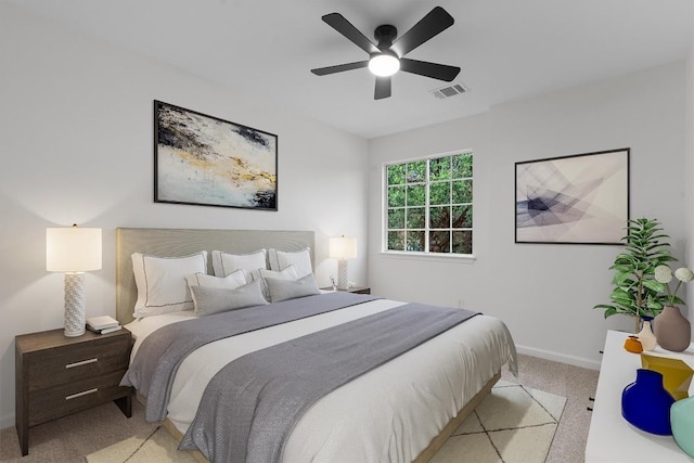 15532 Emmaleighs Ln, Pflugerville, TX 78660 - bedroom with light colored carpet and ceiling fan