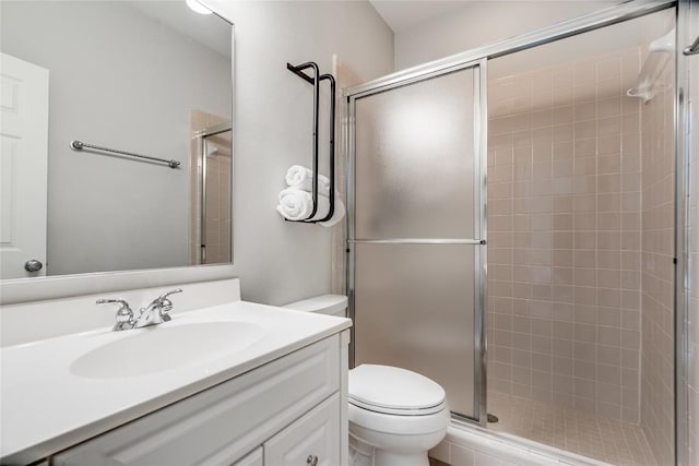 2115 W 11th St, Austin, TX 78703 - bathroom with a stall shower and vanity