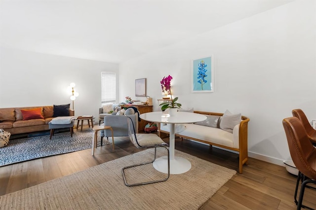 3431 N Hills Dr Unit 112, Austin, TX 78731 - living area featuring wood finished floors and baseboards