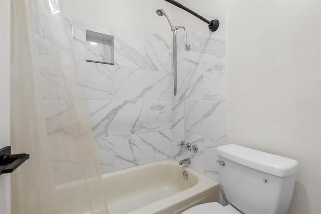 3431 N Hills Dr Unit 112, Austin, TX 78731 - full bath with shower / bath combination with curtain and toilet