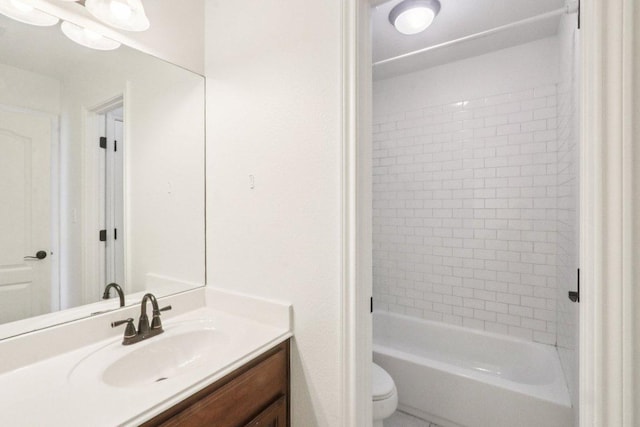 12404 Calistoga Way, Austin, TX 78732 - full bath featuring vanity and tub / shower combination