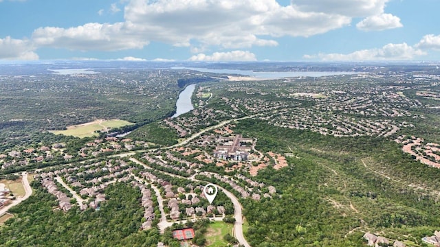 12404 Calistoga Way, Austin, TX 78732 - aerial view of a nearby body of water