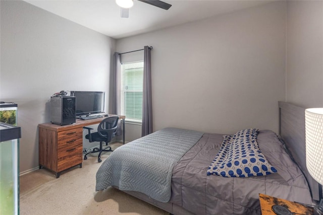 9213 Brents Elm Dr, Austin, TX 78744 - carpeted bedroom featuring ceiling fan