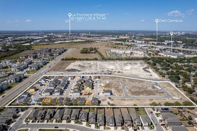 17507 Gitano Pass, Round Rock, TX 78664 - aerial view of property and surrounding area