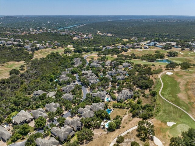 4332 Canoas Dr, Austin, TX 78730 - aerial view of property's location with nearby suburban area and a large body of water