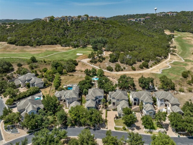 4332 Canoas Dr, Austin, TX 78730 - aerial view of property and surrounding area featuring a golf club and nearby suburban area