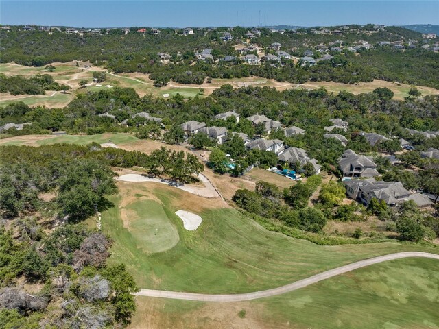 4332 Canoas Dr, Austin, TX 78730 - aerial view of property and surrounding area featuring a golf club and nearby suburban area