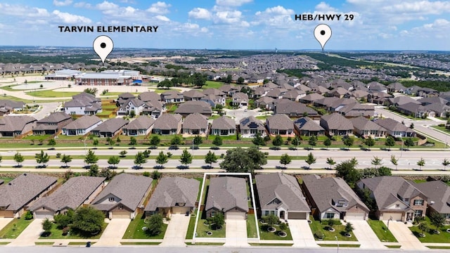 2205 Bonavista Way, Leander, TX 78641 - aerial view of residential area