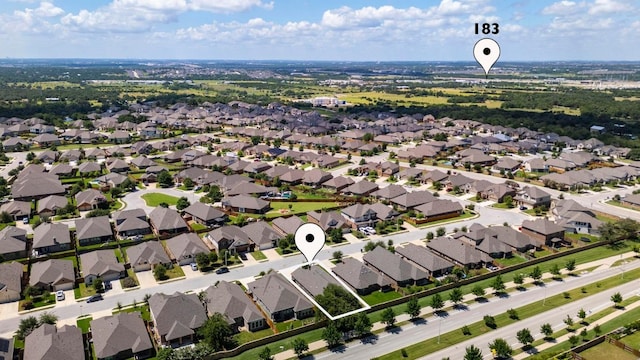 2205 Bonavista Way, Leander, TX 78641 - aerial perspective of suburban area