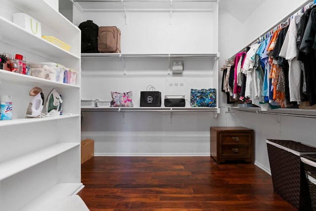 207 Dry Creek Rd, Austin, TX 78737 - spacious closet featuring wood finished floors