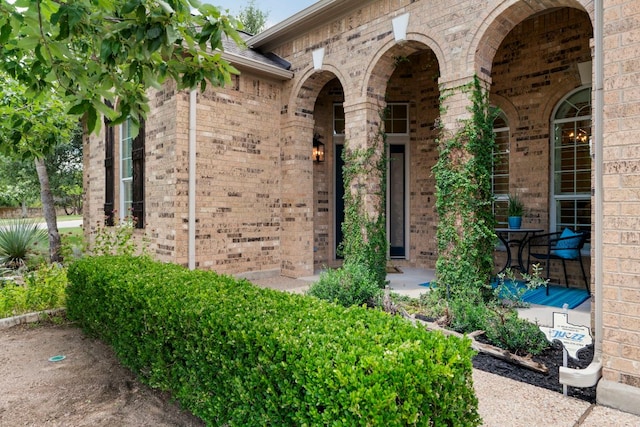 207 Dry Creek Rd, Austin, TX 78737 - entrance to property featuring brick siding