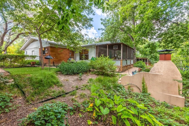107 W Caddo St, Austin, TX 78753 - back of property with a sunroom