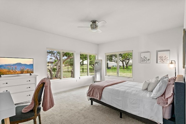 179 Sandy Creek Cv, Driftwood, TX 78619 - carpeted bedroom featuring ceiling fan and baseboards