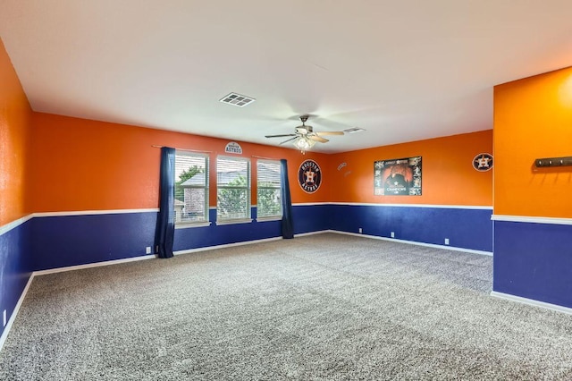 400 Hummingbird Ln, Leander, TX 78641 - unfurnished room with carpet floors and a ceiling fan
