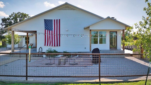 19811 W Ranch Road 152nd Rd, Llano, TX 78643 - rear view of house featuring a patio area