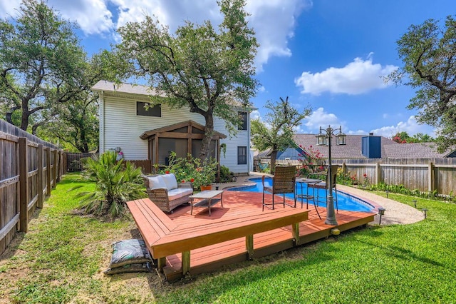 4513 Sidereal Dr, Austin, TX 78727 - deck featuring a fenced backyard