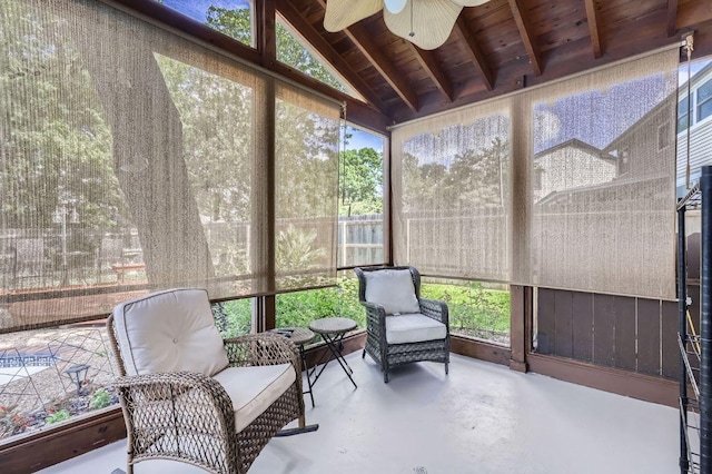 4513 Sidereal Dr, Austin, TX 78727 - sunroom / solarium featuring ceiling fan