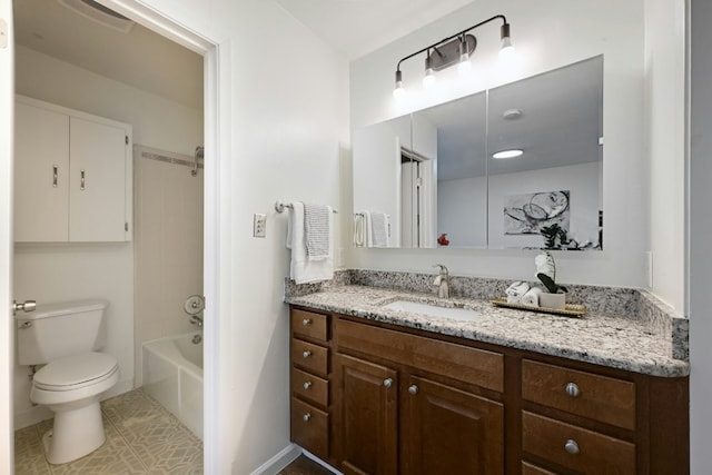 9224 Partridge Cir, Austin, TX 78758 - full bath with vanity, tile patterned floors, and shower / washtub combination